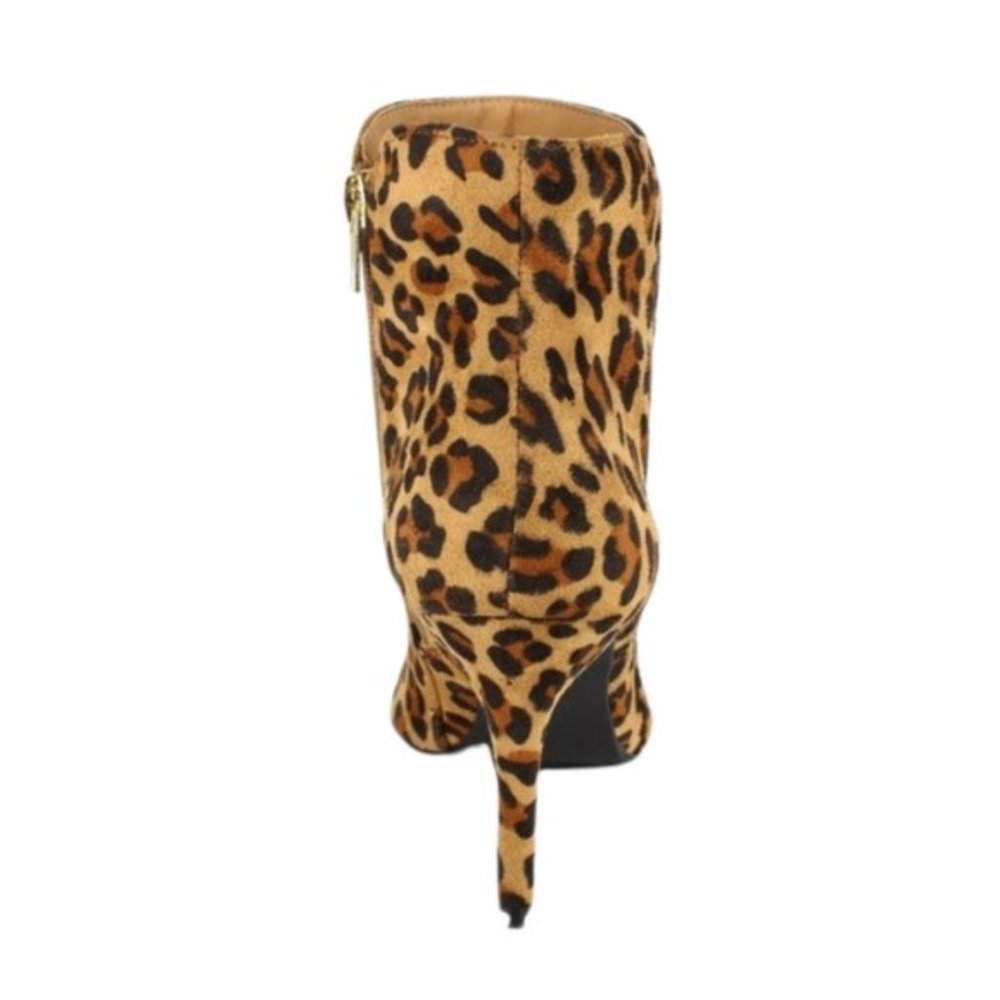 Zigi Soho Savida Leopard Print Heeled Ankle Boots - Picture 4 of 12
